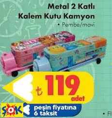 METAL 2 KATLI KALEM KUTUSU KAMYON METAL 2 KATLI KALEM KUTUSU KAMYON